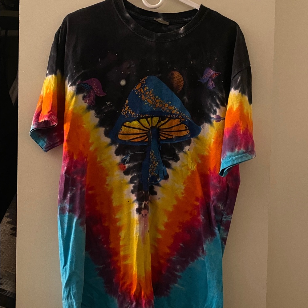 Tie- dye mushroom shirt missing tag